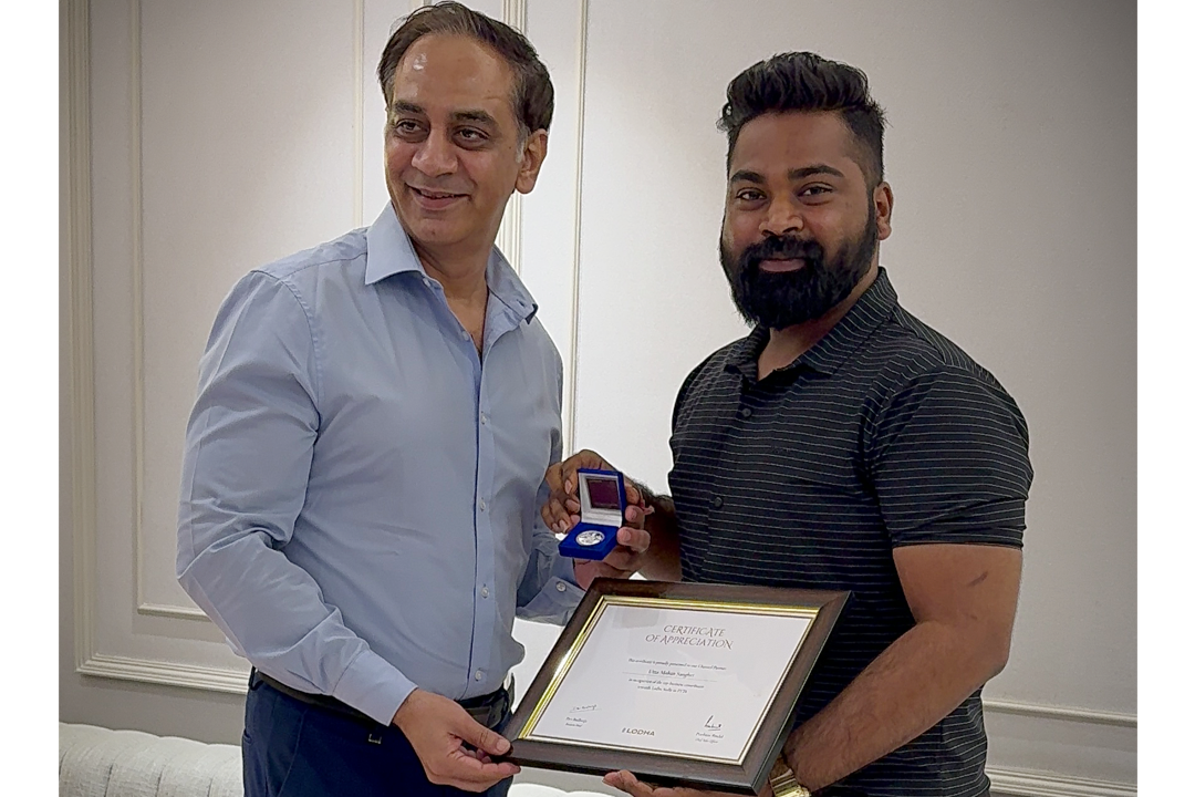 Award from Lodha event